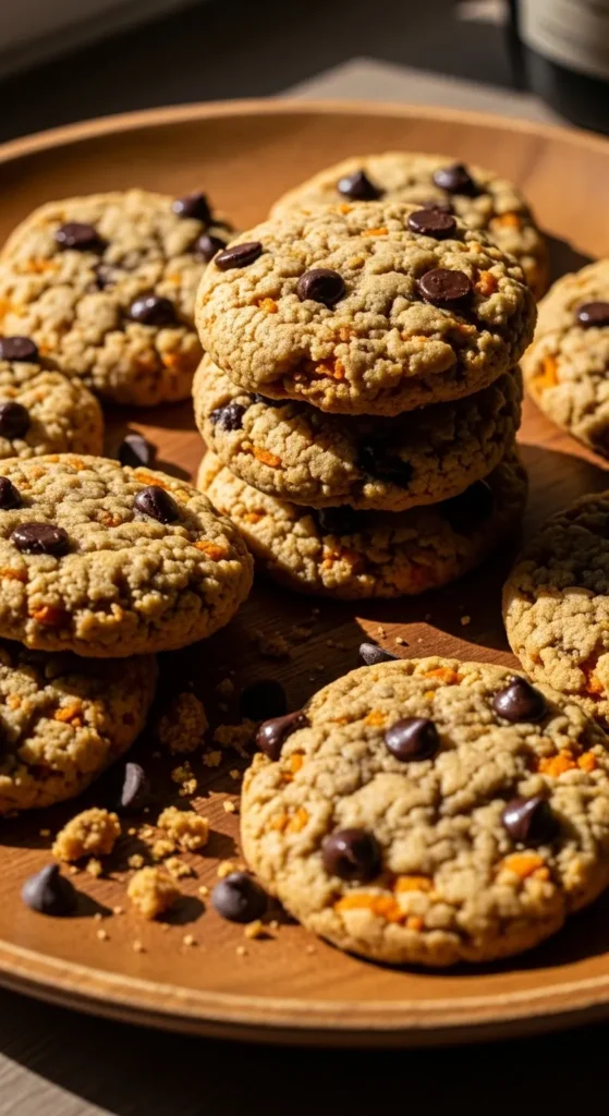 Chewy Carrot Chocolate Chip Cookies