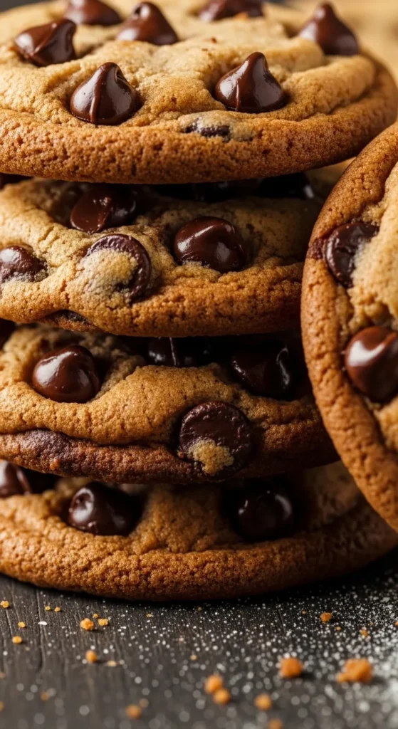 Chewy Chocolate Chip Cookies with Coconut Oil