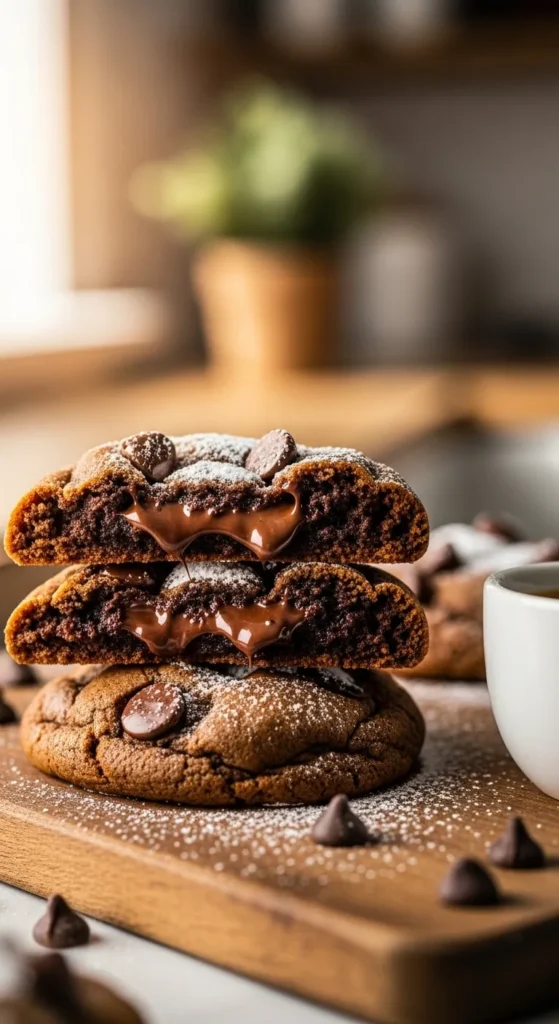 Chewy Chocolate Chip Cookies with Espresso