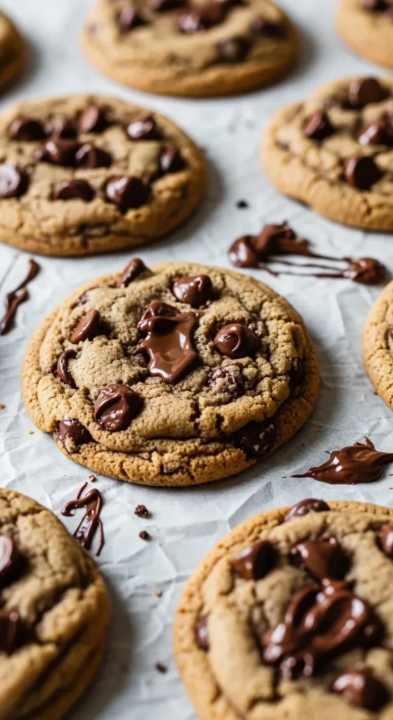 Chewy Chocolate Chip Cookies with Honey