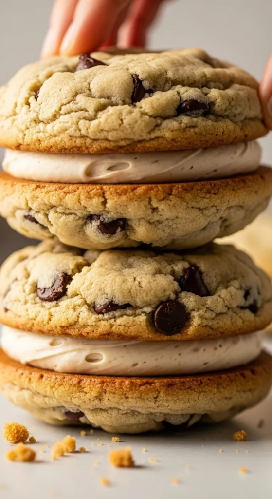 Chewy Chocolate Chip Sandwich Cookies