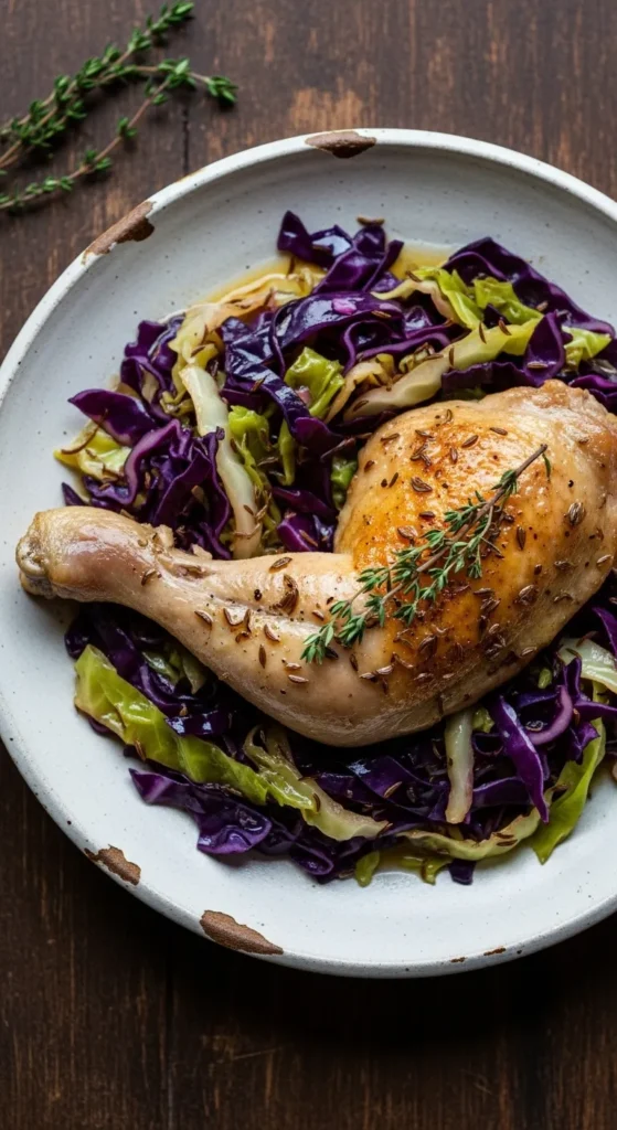 Chicken and Cabbage Skillet