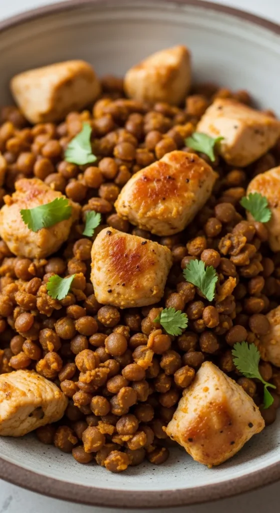 Chicken and Lentil Bowl