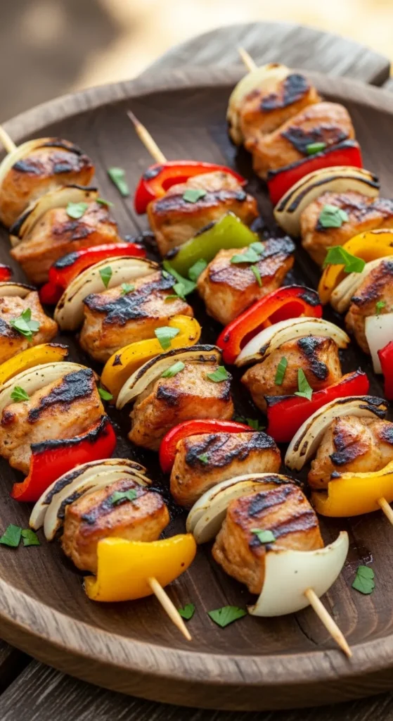 Chicken and Veggie Skewers