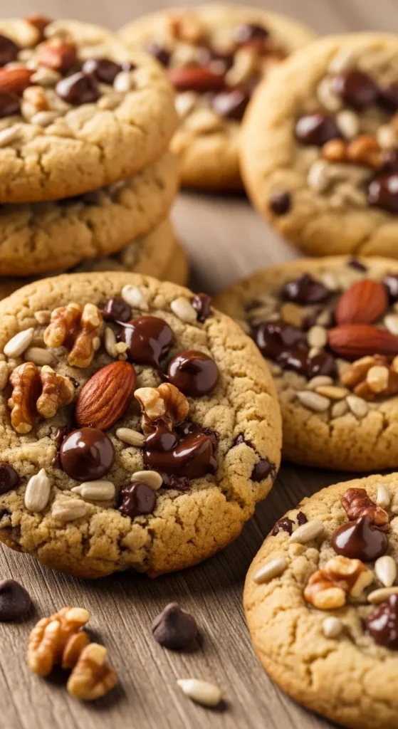 Chocolate Chip Cookies with Nuts and Seeds