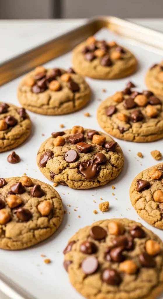 Chocolate Chip Cookies with Toffee Bits