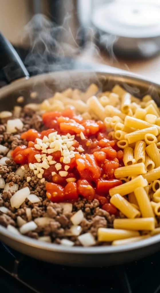 Classic Beef Tomato Pasta