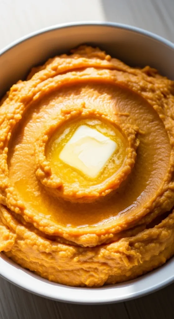 Classic Buttery Mashed Sweet Potatoes