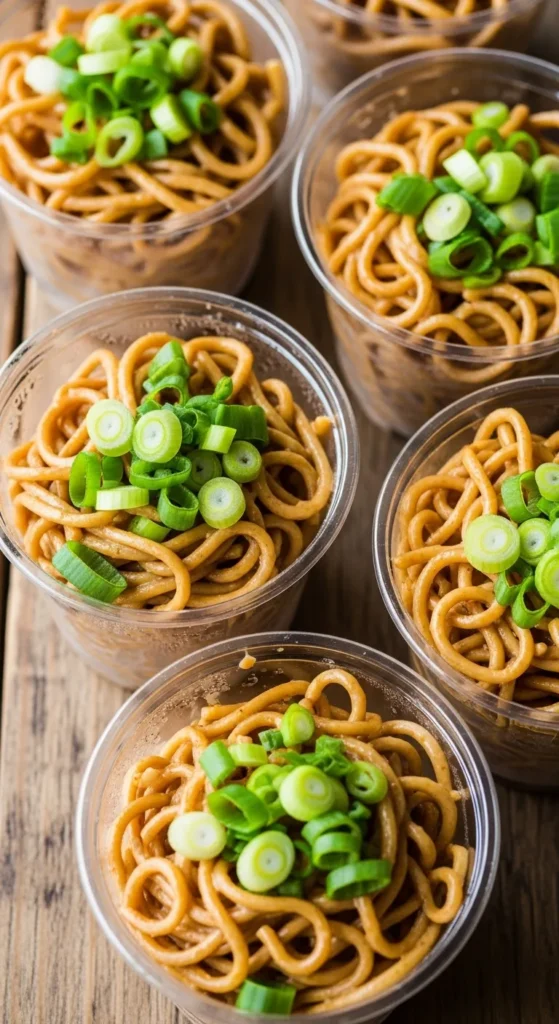 Cold Sesame Noodle Cups