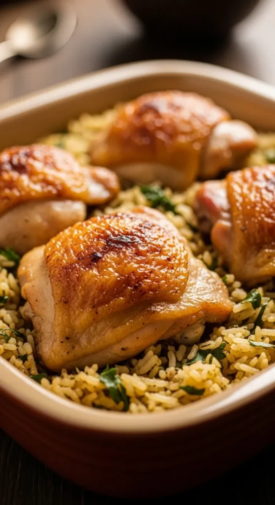 Cozy Chicken and Rice Bake