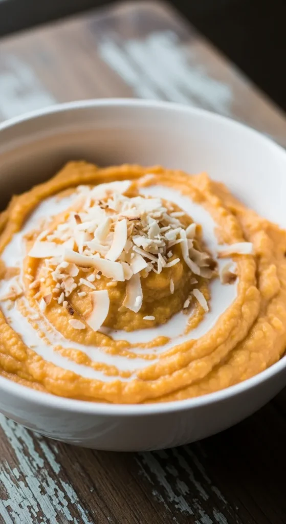 Creamy Coconut Sweet Potato Mash
