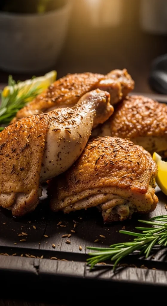 Crispy Cumin-Spiced Thighs