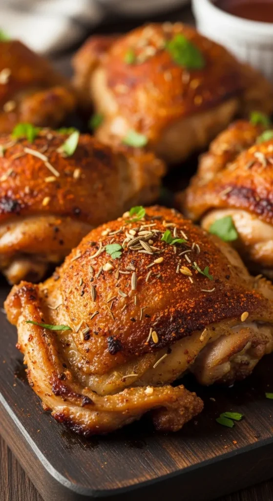 Crispy Mixed Spice Chicken Thighs