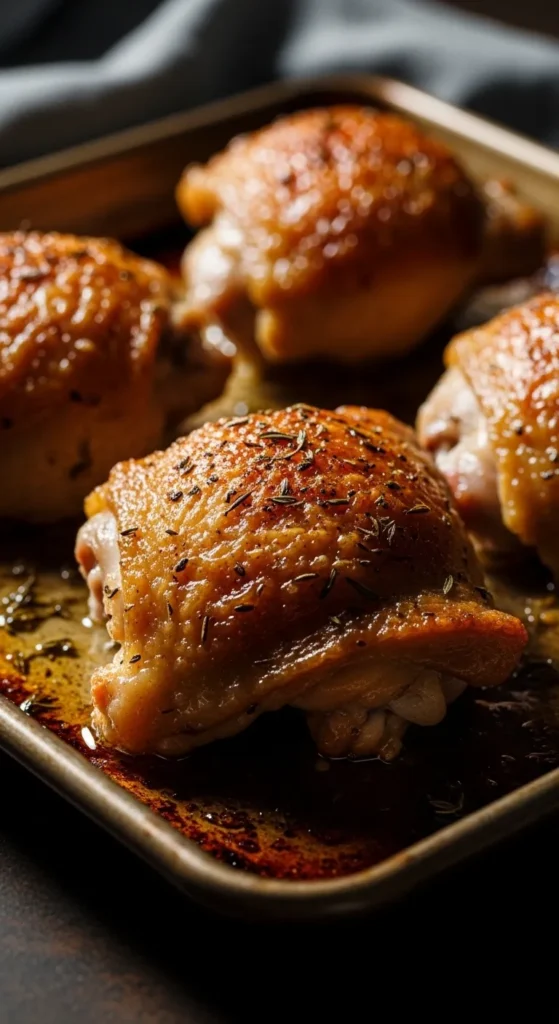Crispy Skin Chicken Thighs