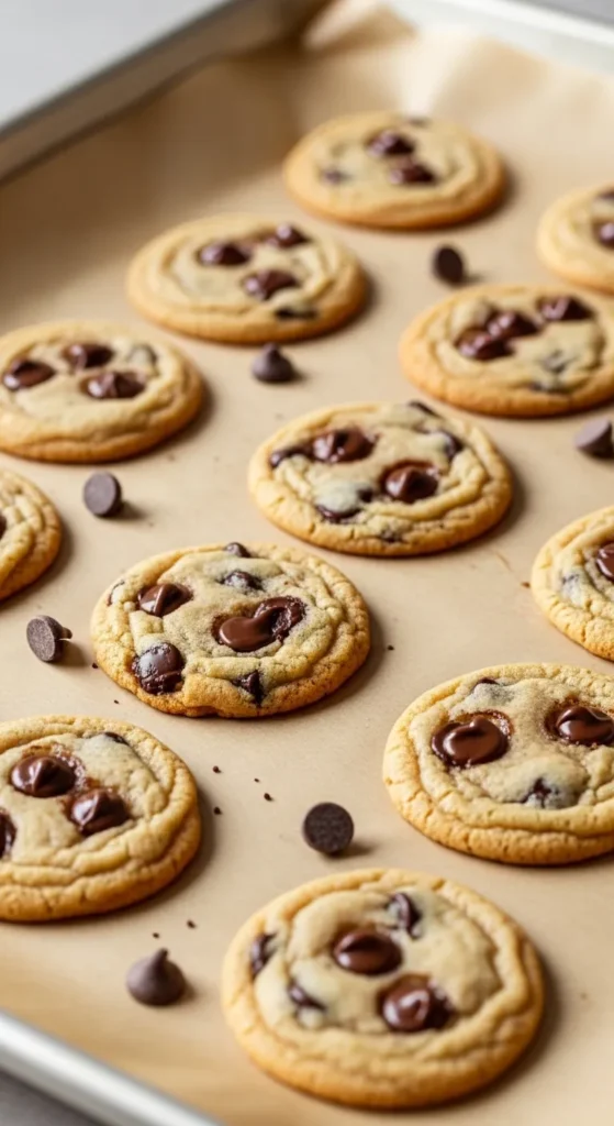 Crispy Thin Chocolate Chip Cookies