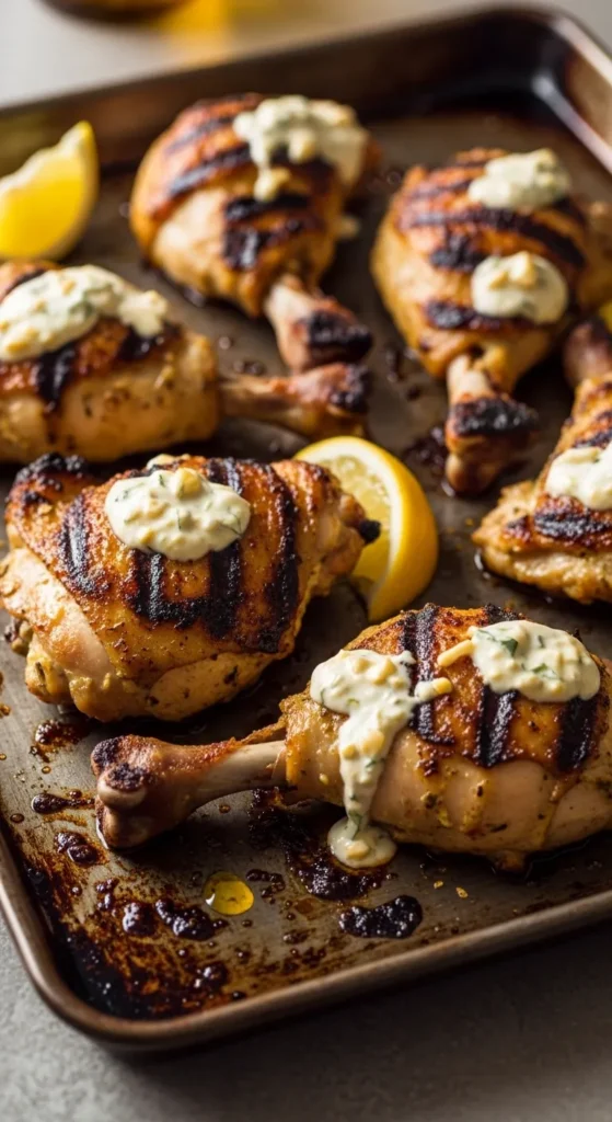 Crispy Yogurt-Marinated Chicken Thighs