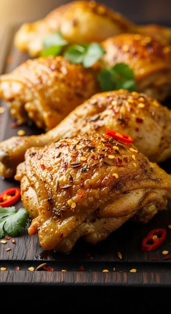 Curry Spiced Chicken Thighs