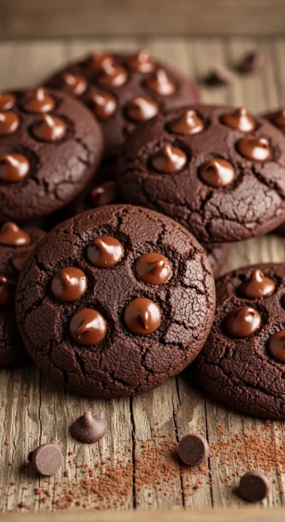Double Chocolate Chip Cookies