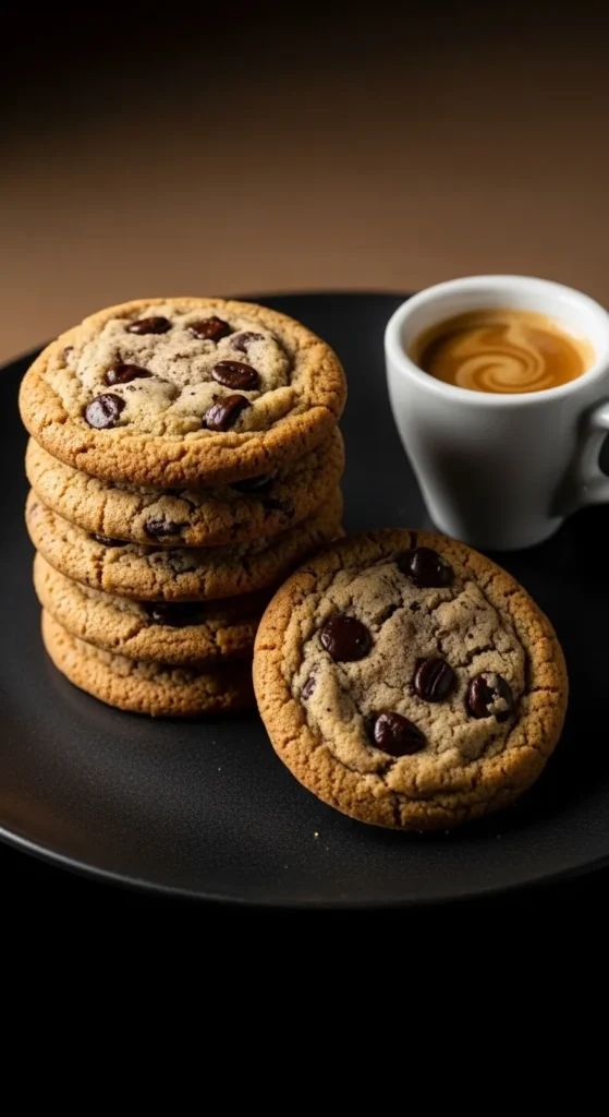 Espresso Infused Chocolate Chip Cookies
