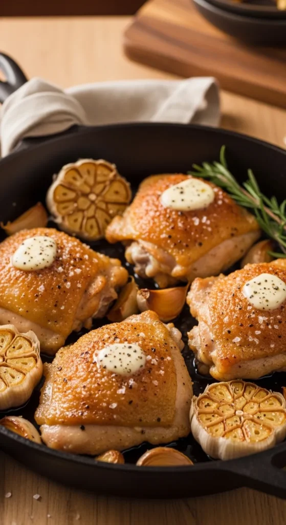 Garlic Butter Chicken Thighs