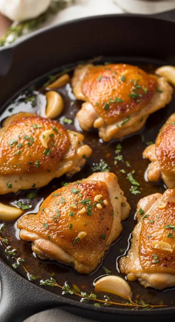 Garlic Butter Chicken Thighs