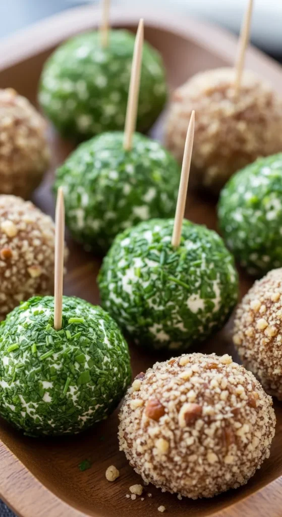 Garlic Herb Cheese Balls