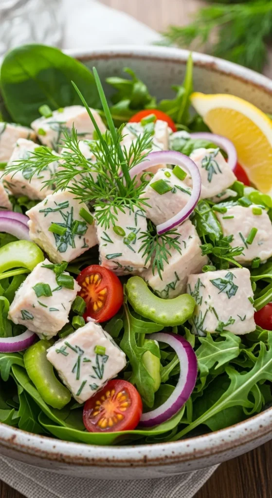 Garlic Herb Chicken Salad