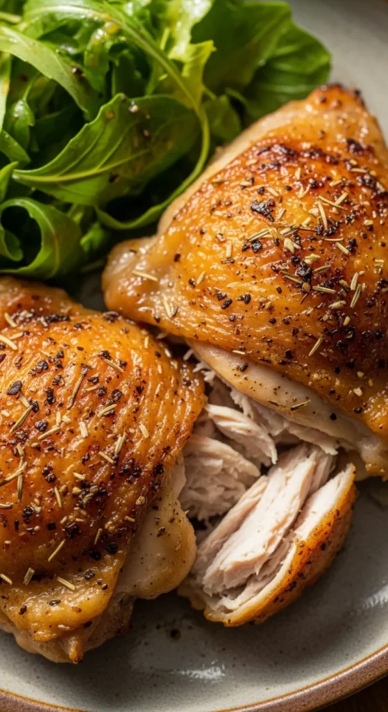 Garlic Herb Chicken Thighs