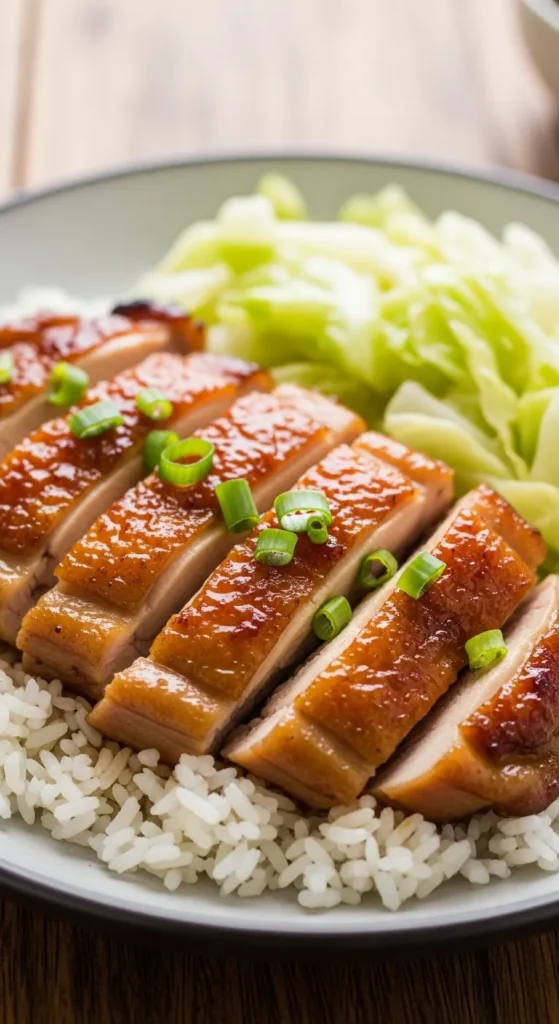 Garlic Soy Chicken Thigh Bowls