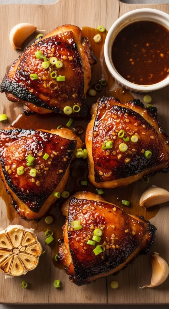 Garlic Soy Chicken Thighs