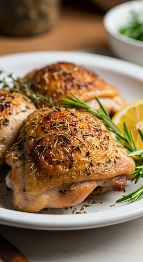Herb Roasted Chicken Thighs