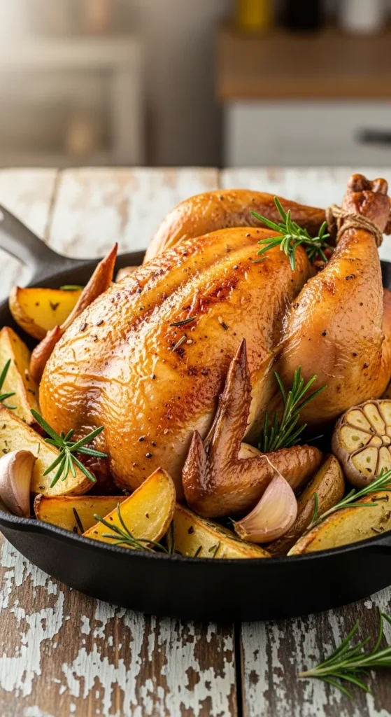 Herb Roasted Chicken with Potatoes