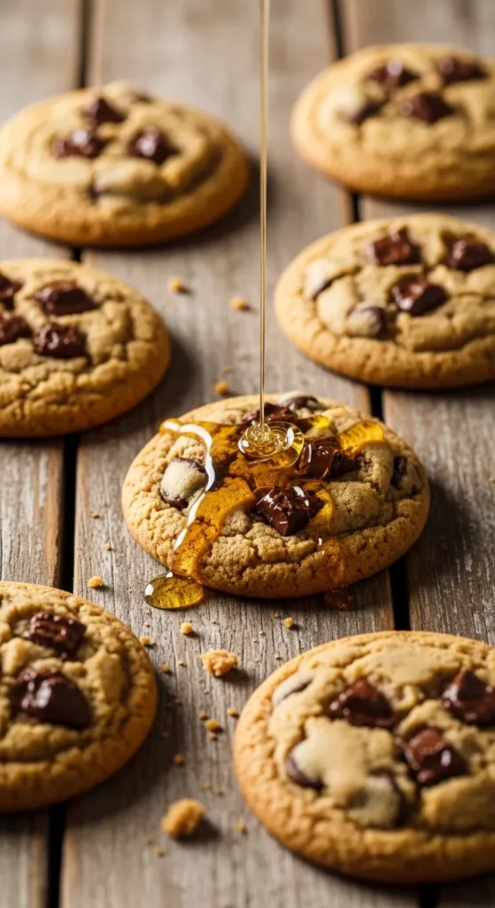 Honey Chocolate Chip Cookies