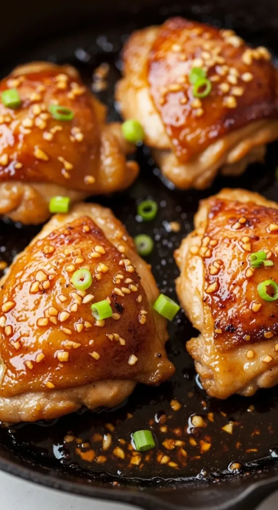 Honey Garlic Chicken Thigh Rice Bowl