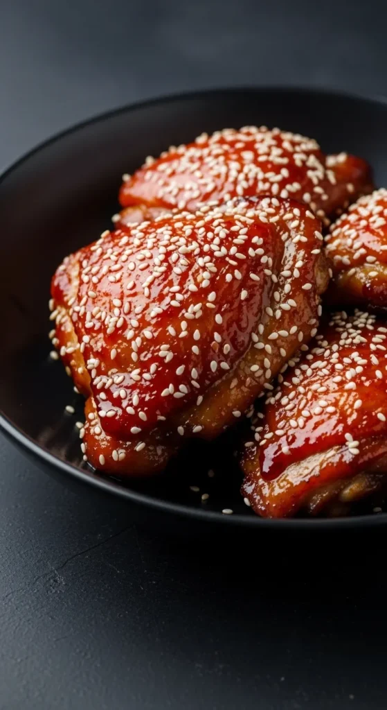 Honey Soy Glazed Chicken Thighs