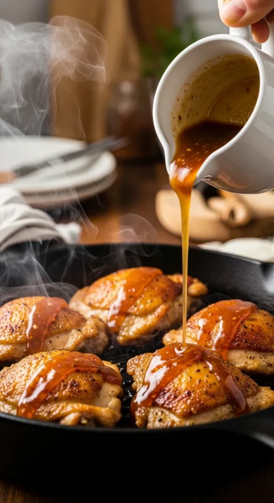 How to Cook Honey Garlic Chicken Thighs