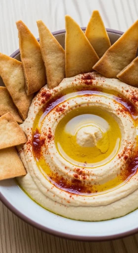 Hummus and Pita Chips