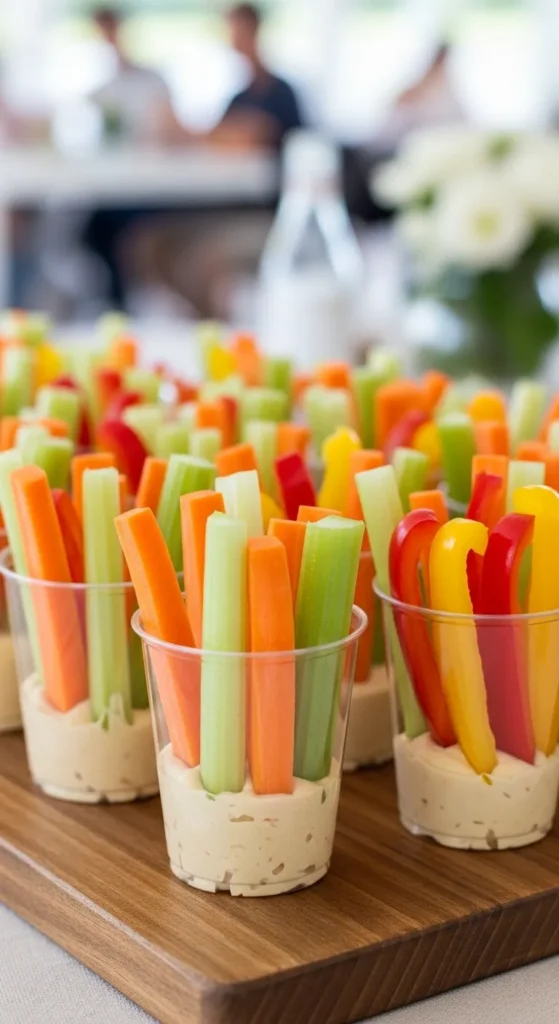 Hummus and Veggie Cups