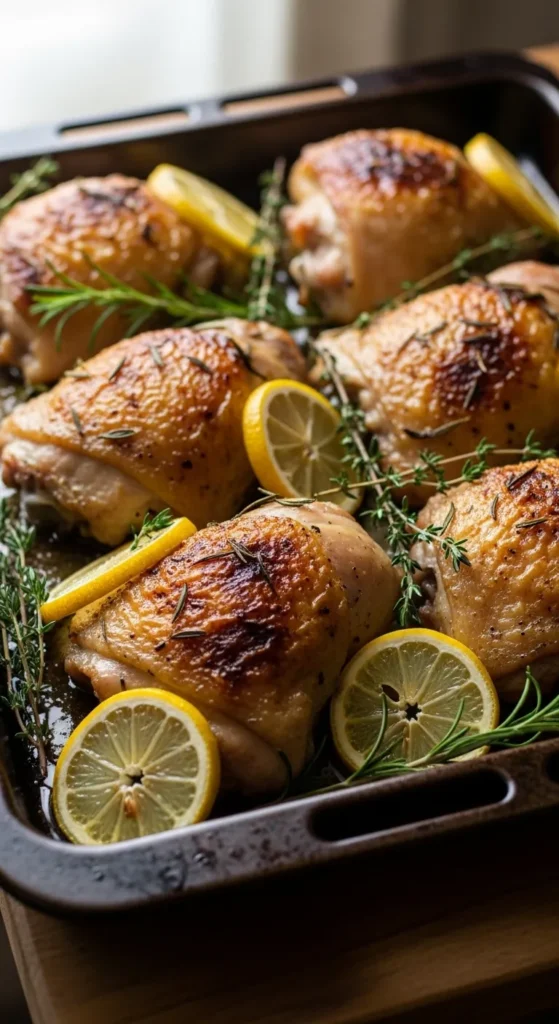 Lemon Herb Chicken Thighs