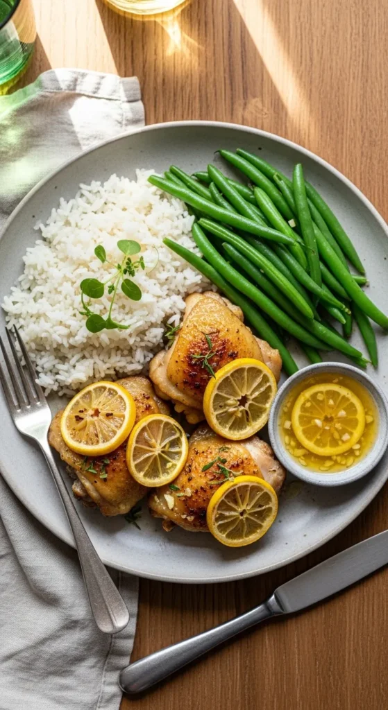 Lemon Herb Chicken and Rice
