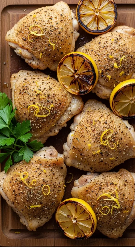 Lemon Pepper Chicken Thighs