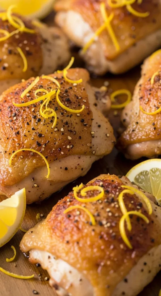 Lemon Pepper Chicken Thighs