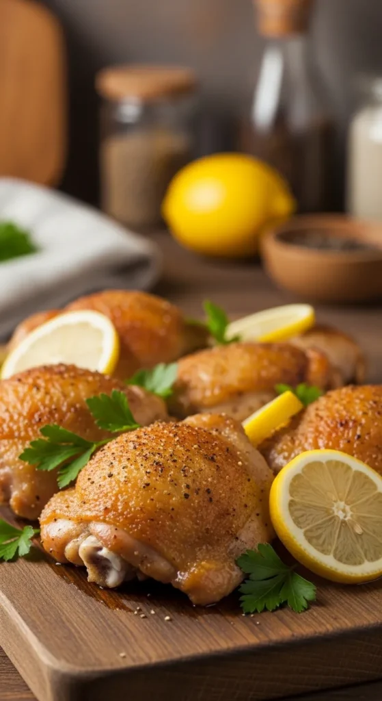 Lemon Pepper Chicken Thighs