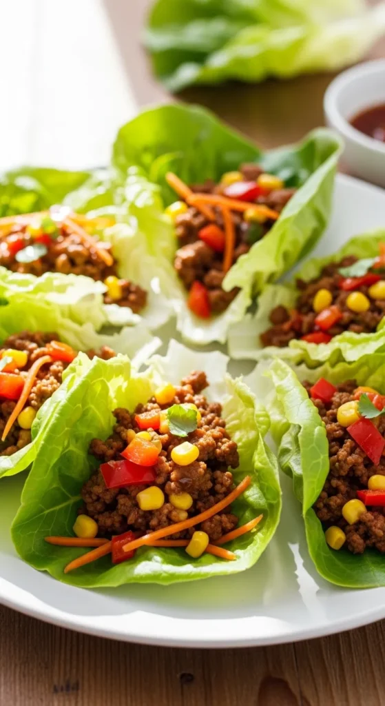 Lettuce Wrap Beef Cups