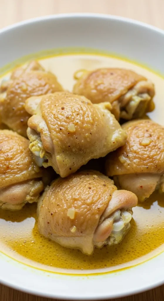Light Chicken Curry Style Thighs