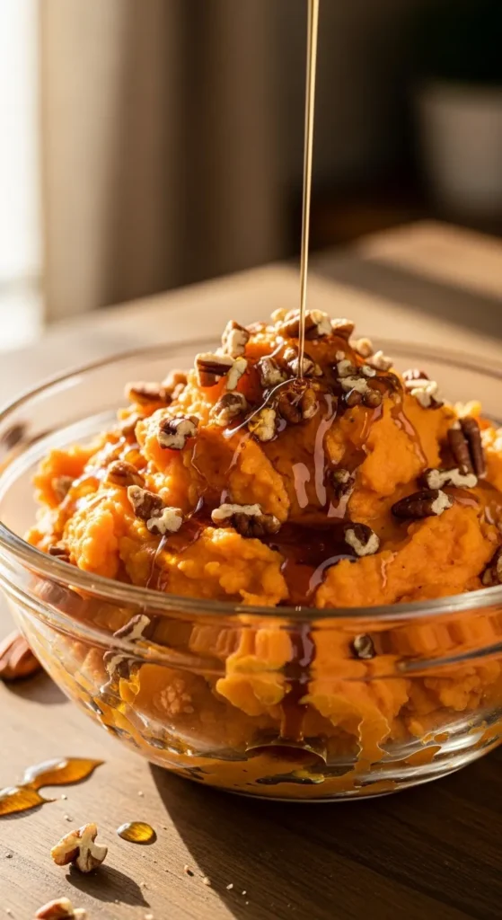 Maple-Glazed Sweet Potato Mash