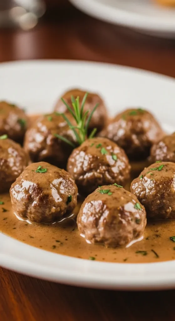 Mini Beef Meatballs