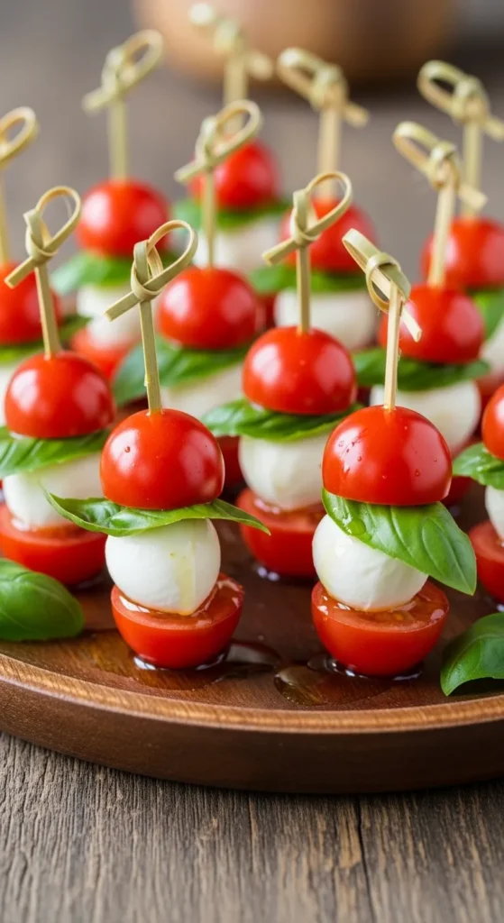 Mini Caprese Skewers