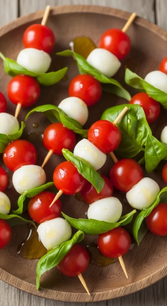 Mini Caprese Skewers