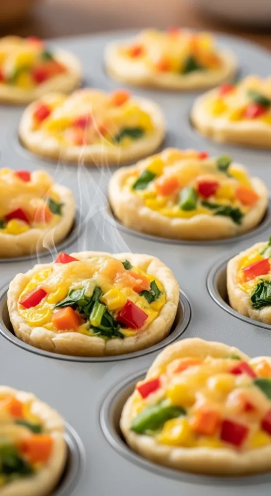 Mini Quiches with Veggies